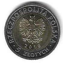 Polonia - 5 Zlotych 2019 (Km# ..) Mound Liberation