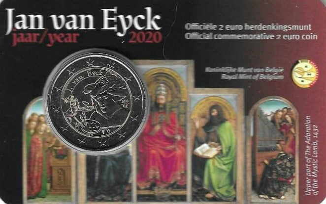Belgica - 2 Euro 2020 (Km# ..) Jan Van Eyckj
