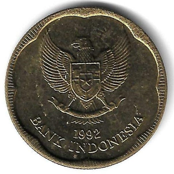Indonésia - 500 Rupias 1992 (Km# 54)