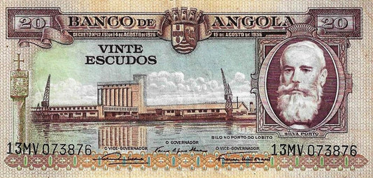 Angola - 20$00  1956 (# 87)