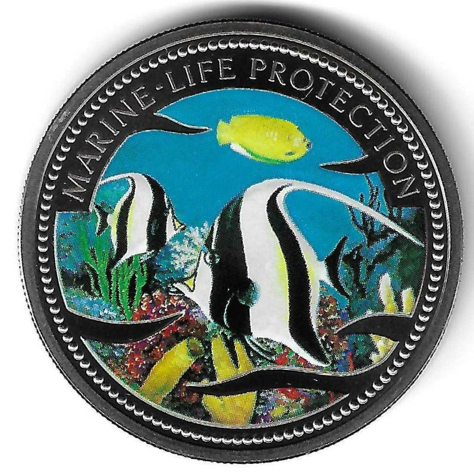 Palau - 1 Dolar 2001 (Km# 64) Idolo Mouro