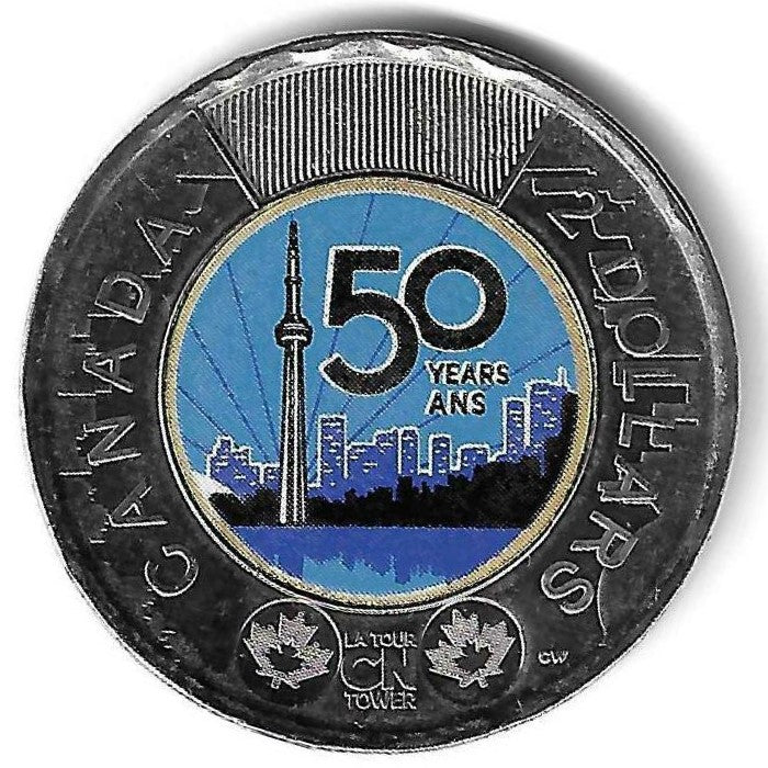 Canada - 2 Dolares 2026 (Km#..) 50º Anivº Torre CN