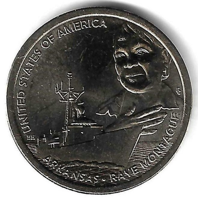 USA - 1 Dolar 2025 (Km# ..) Arkansas