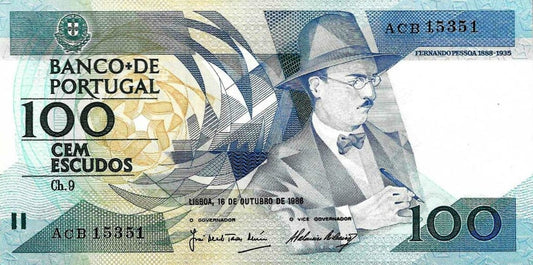 Portugal - 100$00 1986 (# 179a)
