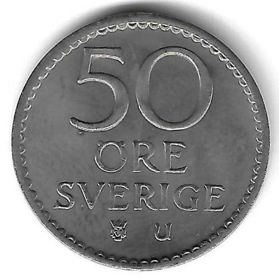 Suecia - 50 Ore 1972 (Km# 837)
