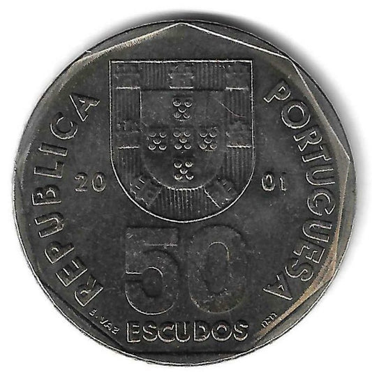Portugal - 50$00 2001 (Km# 636)