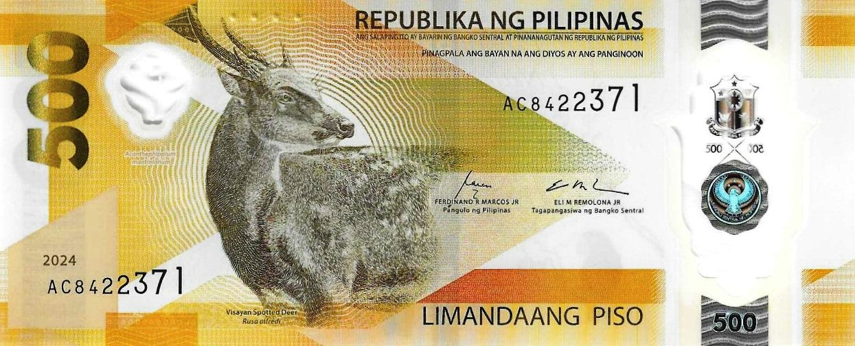Filipinas - 500 Piso 2024 (# 240a)