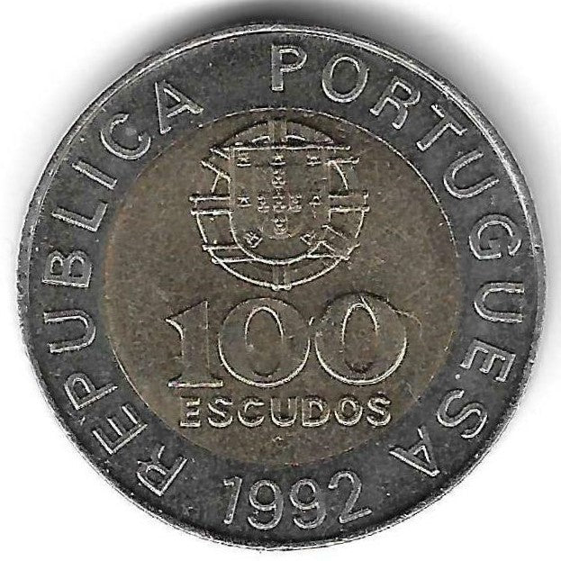 Portugal - 100$00 1992 (Km# 645)