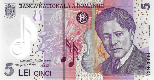 Romenia - 5 Lei 2025 (# 118m)