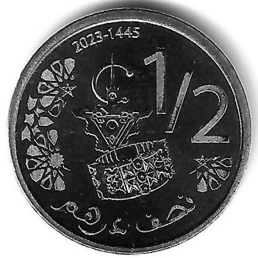 Marrocos - 1/2 Dirham 2023 (Km# ..)