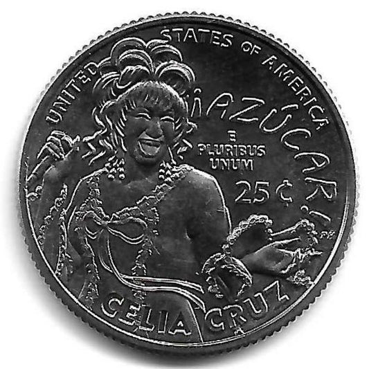 USA - 25 Cents 2024 (Km# 788) Celia Cruz