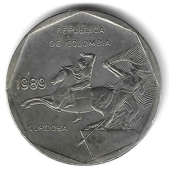Colombia - 10 Pesos 1989 (Km# 270)