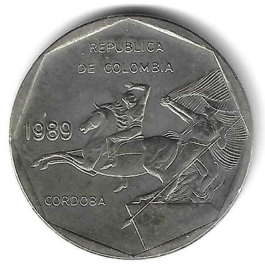 Colombia - 10 Pesos 1989 (Km# 270)