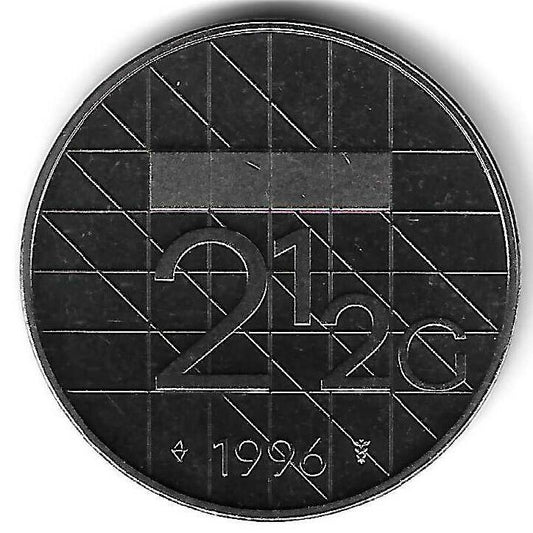 Holanda - 2 1/2 Gulden 1996 (Km# 206)