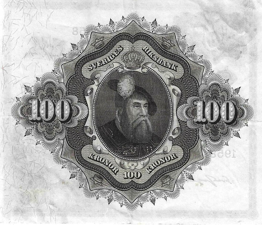 Suécia - 100 Kronor 1958 (# 45)