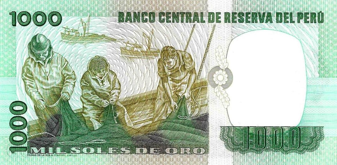 Peru - 1000 Soles Ouro 1979 (Km# 118)