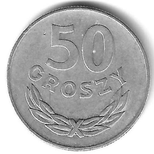Polonia - 50 Groszy 1976 (Km# 48.1)