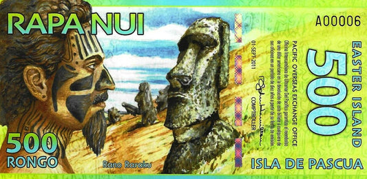 Ilha Pascoa - 500 Rongo 2011 (# Nl)