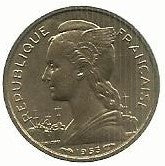 Madagascar - 10 Francos 1953 (Km# 6)