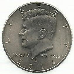 USA - 50 Cents 2014 (Km# A202b)