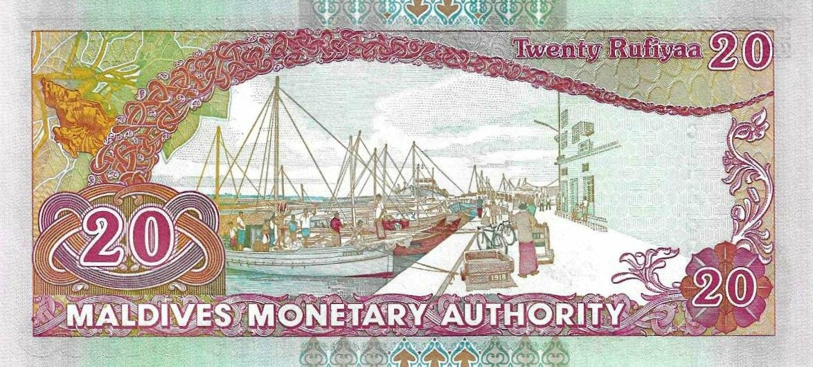 Maldivas - 20 Rufias 2000 (# 20b)