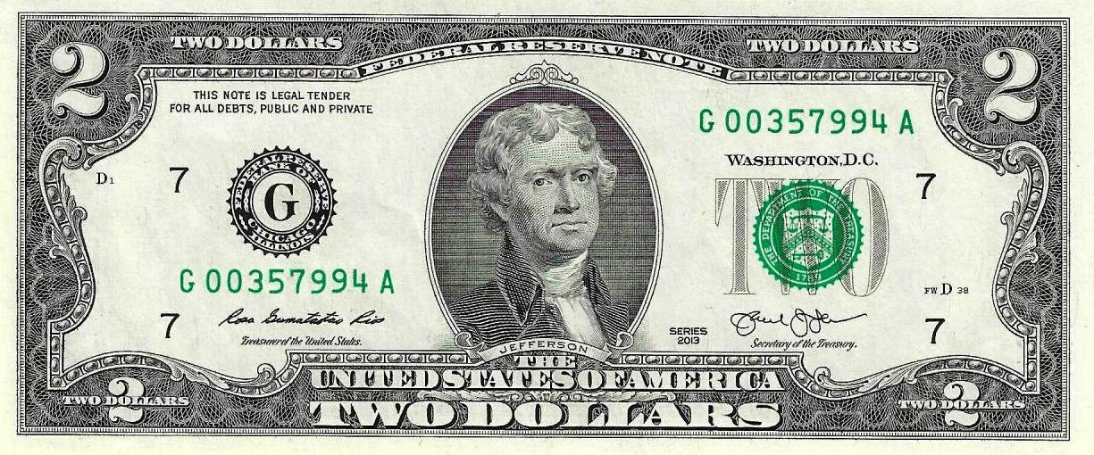 USA - 2 Dolares 2003 (# 516a)