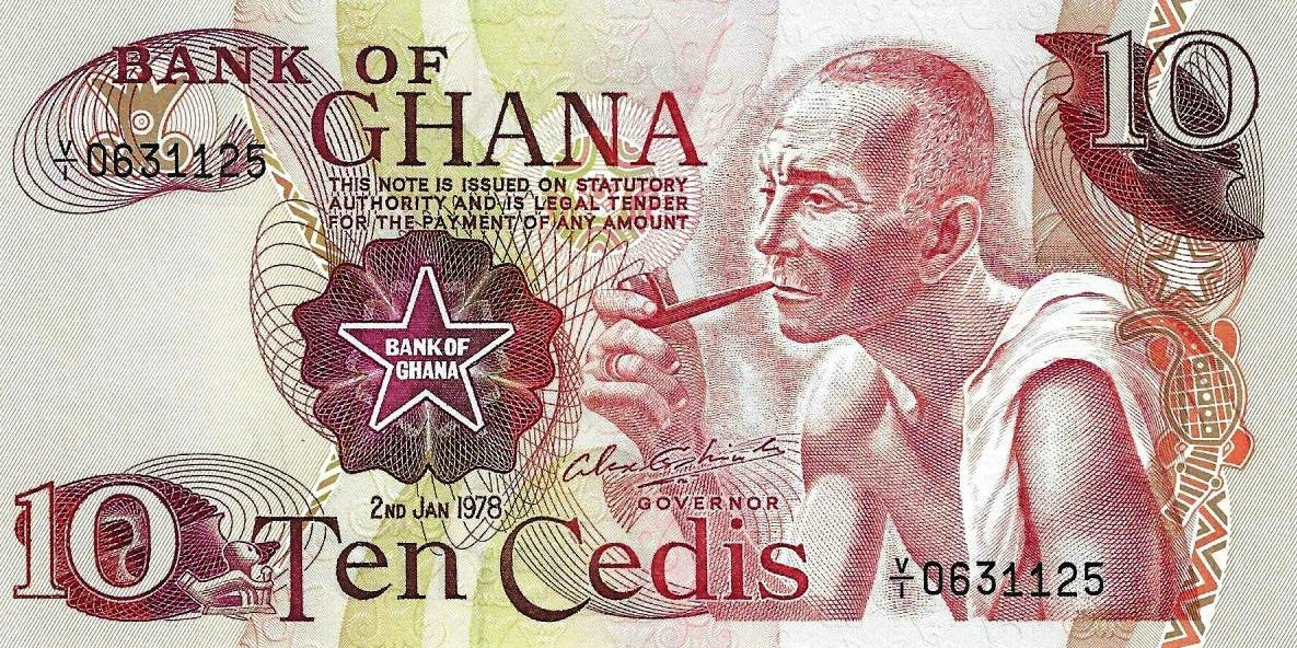 Gana - 10 Cedis 1978 (# 16f)