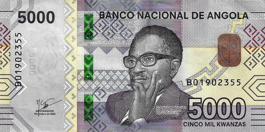 Angola - 5000 Kwanzas 2023 (# ..)