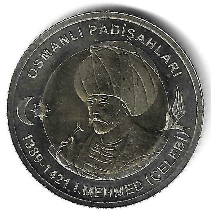 Turquia - 1 Lira 2024 (Km# ..) Mehmed I