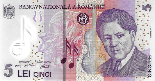 Romenia - 5 Lei 2023 (# 118k)