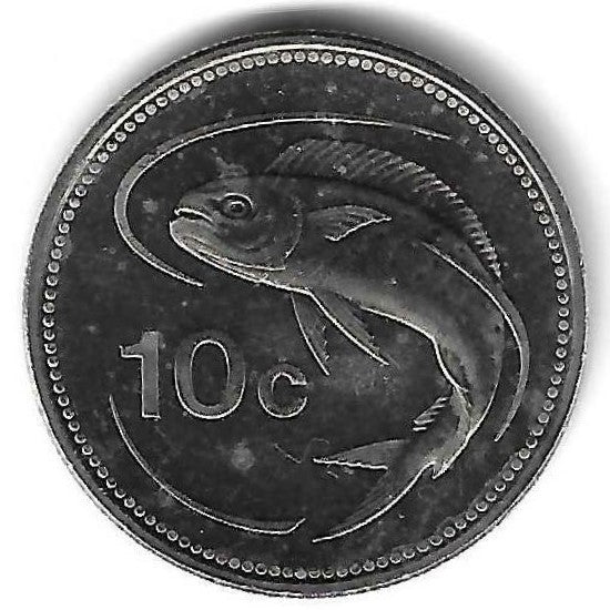 Malta - 10 Centimos 1998 (Km# 96)