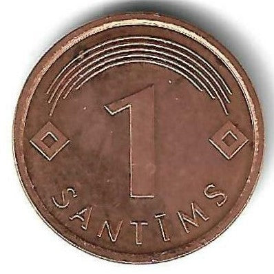 Letonia - 1 Santims 2007 (# 15)