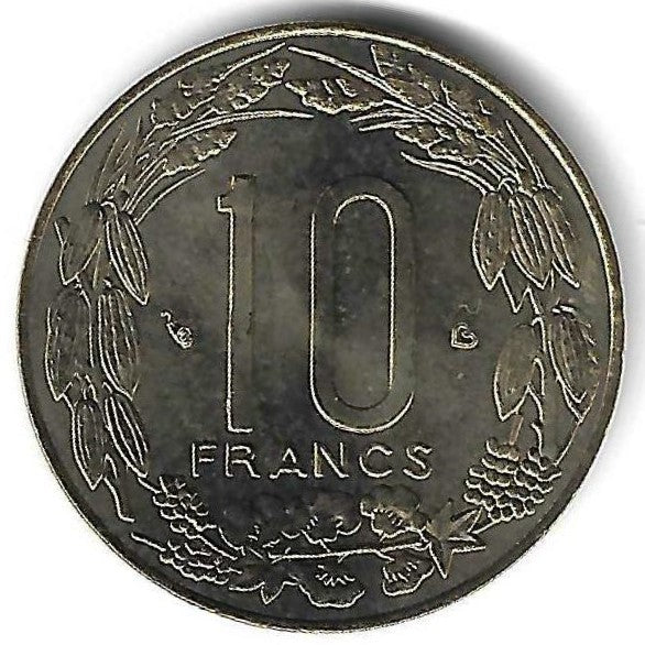 Guine Equatorial - 10 Francos 2003 (Km# 9)