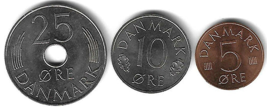 Moedas estrangeira - Dinamarca 1986