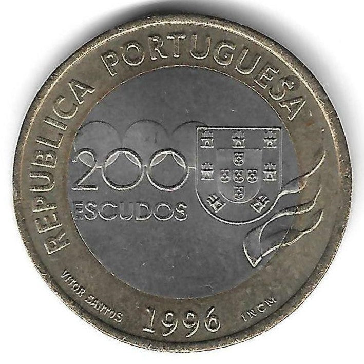 Portugal - 200$00 1996 (Km# 687) Atlanta