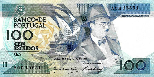 Portugal - 100$00 1986 (# 179a)
