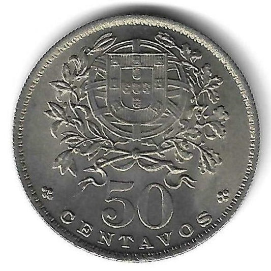 Portugal - 50 Centavos 1962 (Km# 577)