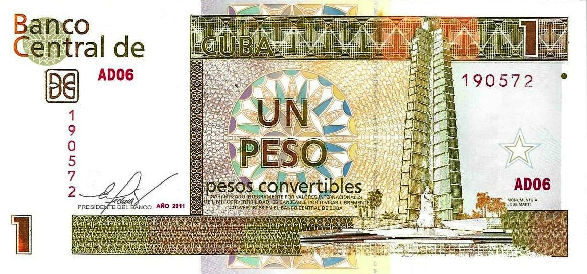 Cuba - 1 Peso 2011 (# Fx46)