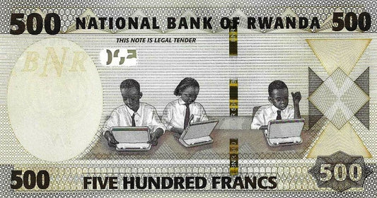 Ruanda - 500 Francos 2019 (# 42)