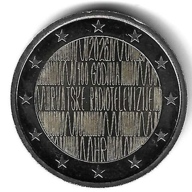 Croácia - 2 Euro 2026 (Km# ..) Radio e Televisao