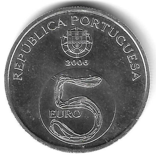 Portugal - 5 Euro 2006 (Km# 779) Mosteiro Alcobaça