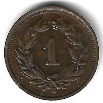 Suiça - 1 Rappen 1941 (Km# 3)