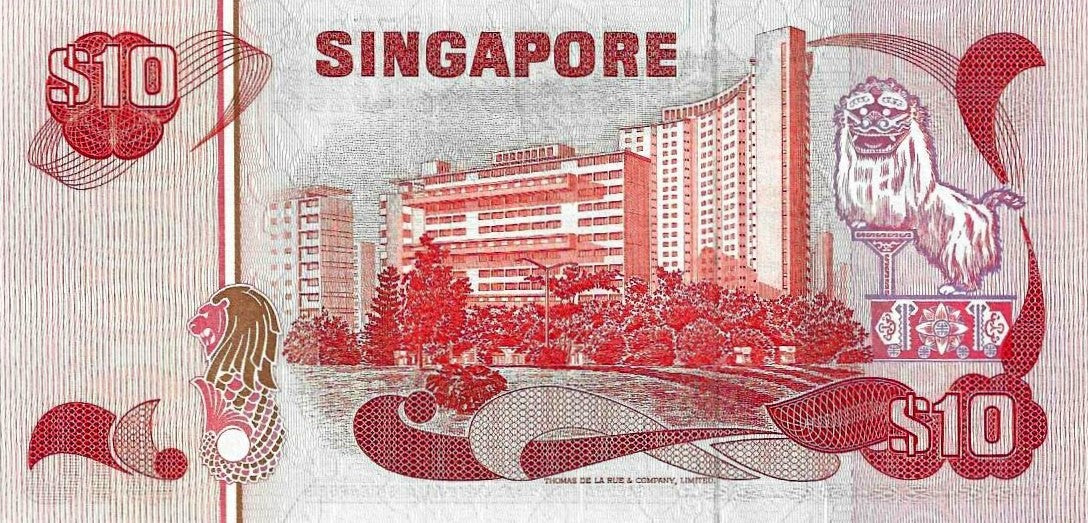 Singapura - 10 Dolares 1976 (11b)