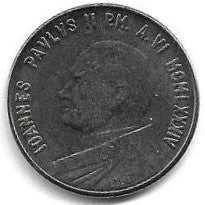 Vaticano - 50 Liras 1989 (Km# 179)