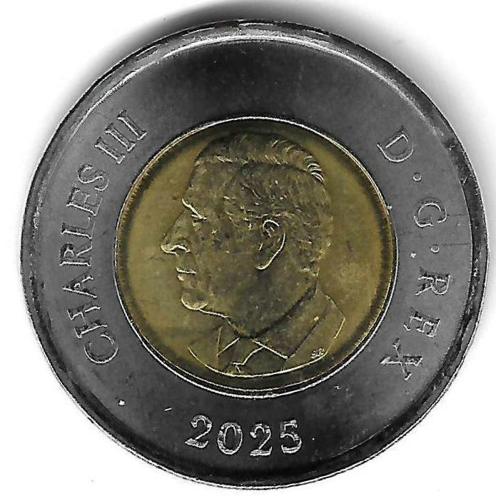 Canadá - 2 Dolares 2025 (Km# ..) 25º Anivº Tumulo Sold. Desconhecido