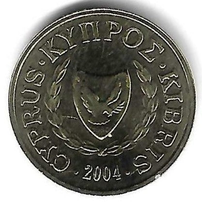 Chipre - 1 Centimo 2004 (Km# 53.2)