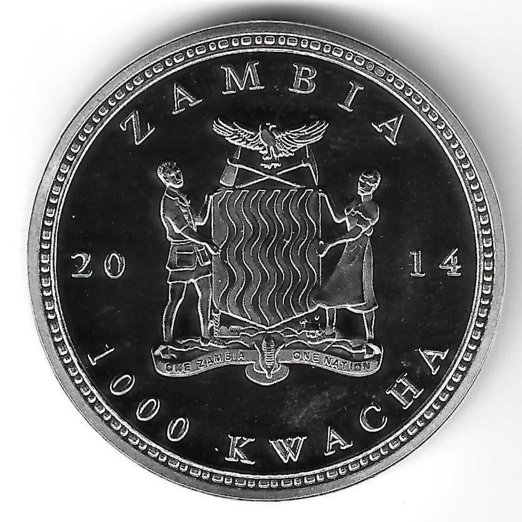 Zambia - 1000 Kwacha 2014 (Km# ..) Panda