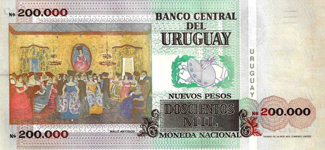 Uruguai - 200000 Novos Pesos 1992 (# 72a)