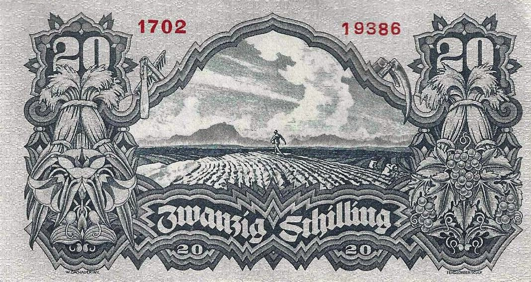 Austria - 20 Schilling 1945 (# 116.1B)