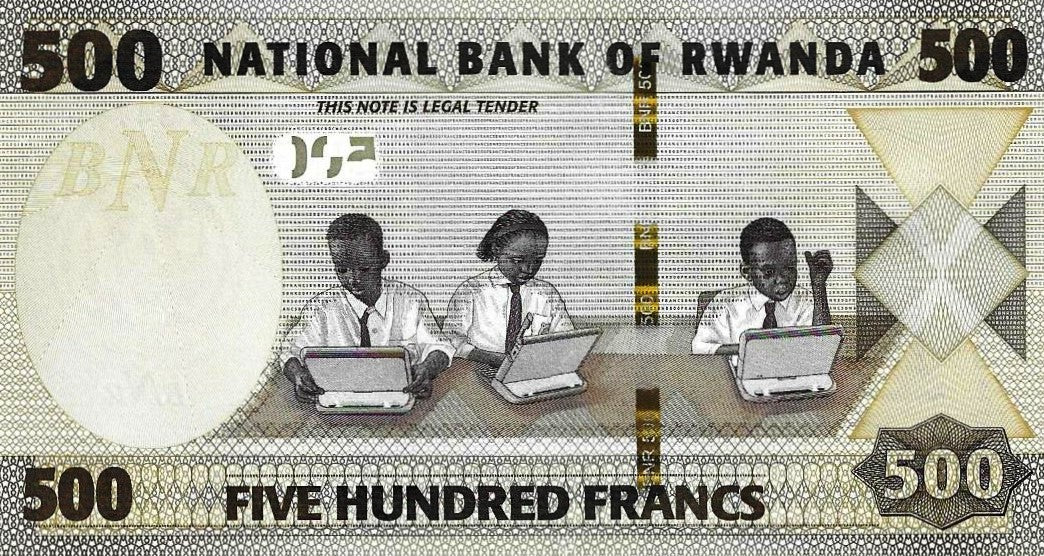 Ruanda - 500 Francos 2019 (# 42)